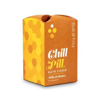 Chill Pill® Bath Fizzer in Milk & Honey