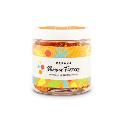 Shower Fizzers™ in Papaya
