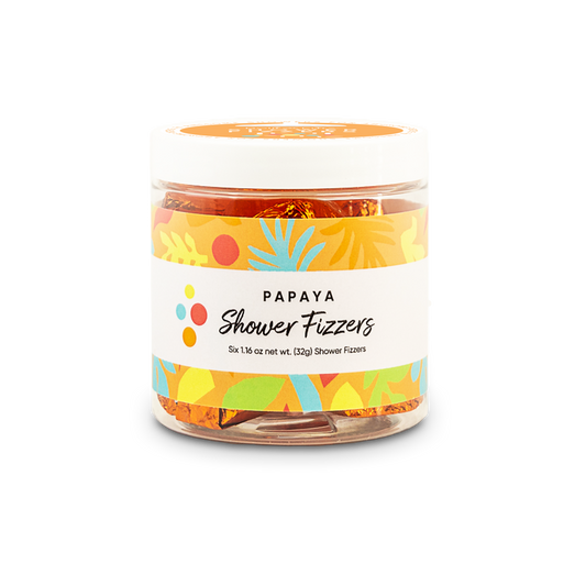 Shower Fizzers™ in Papaya